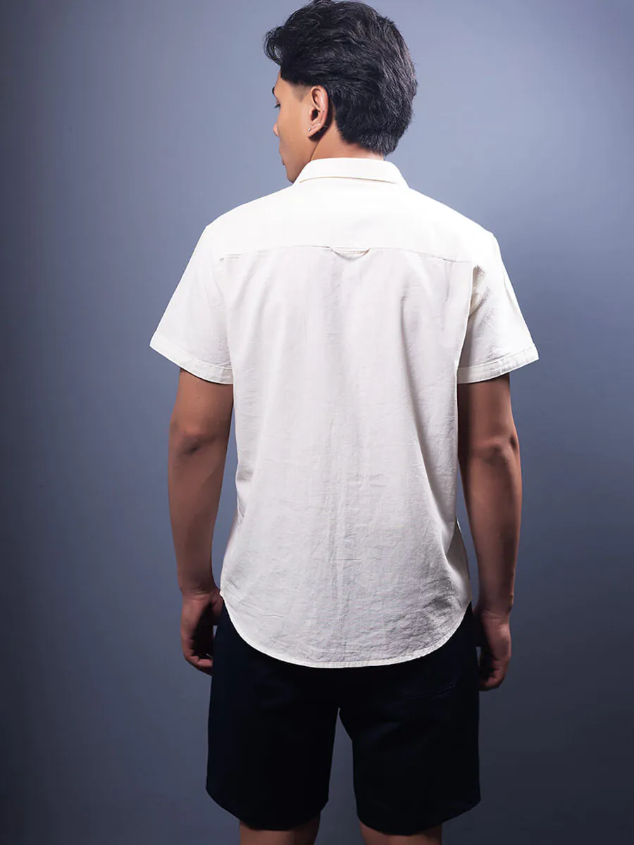 Bamboo Cotton Half Sleeve Shirt