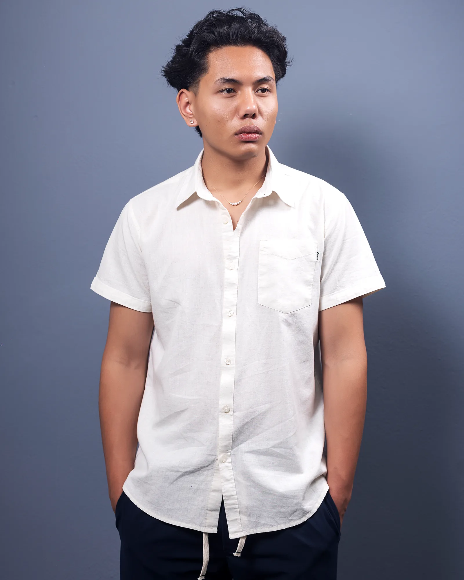 Bamboo Cotton Half Sleeve Shirt
