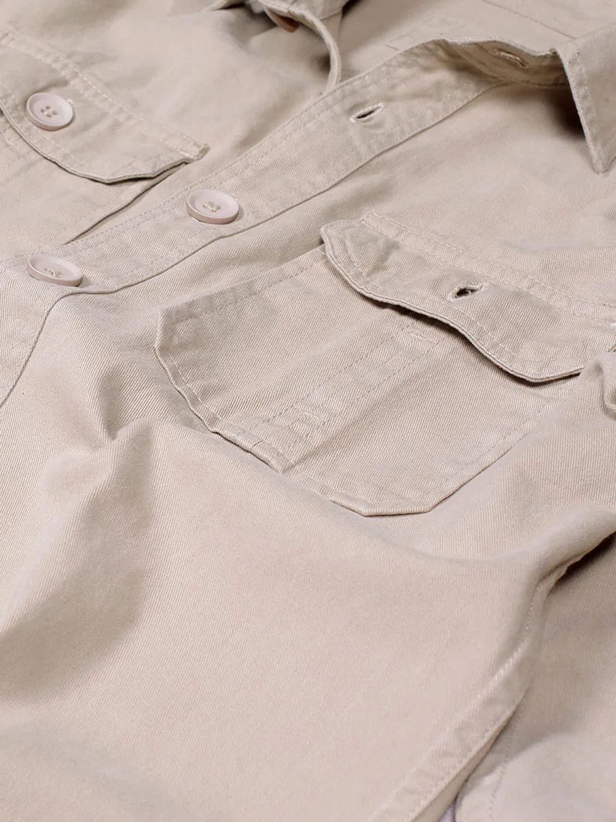 Beige Cargo Shirt