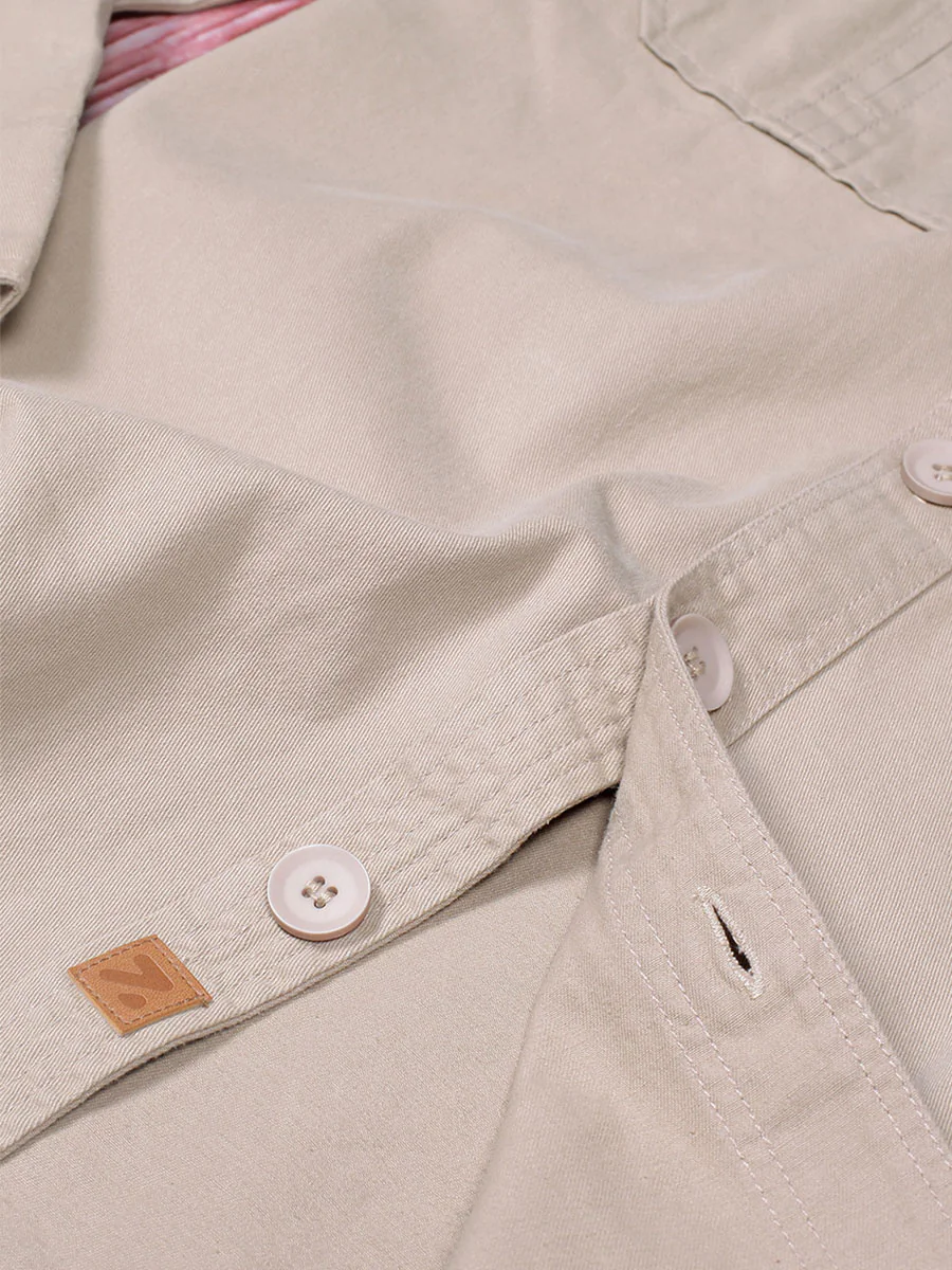 Beige Cargo Shirt