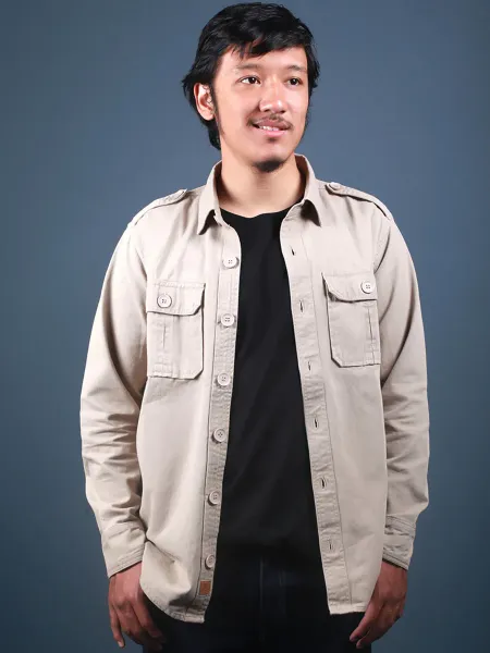 Beige Cargo Shirt