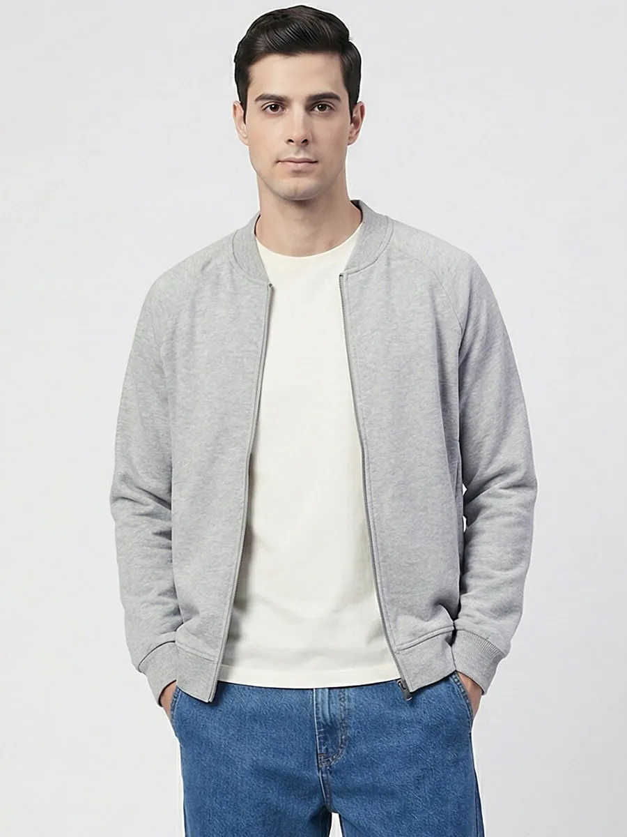 Casual Bomber Sweatshirt