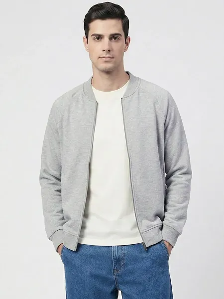 Casual Bomber Sweatshirt