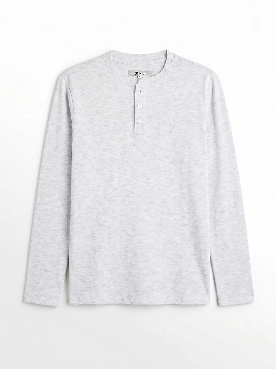 Mountain Mist Full Sleeve Henley Tshirt – Smart Casual Men's Top