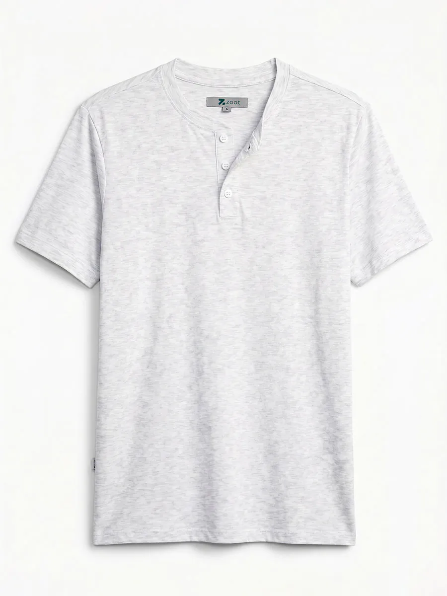 Mountain Mist Half Sleeve Henley Tshirt – Smart Casual Men's Top