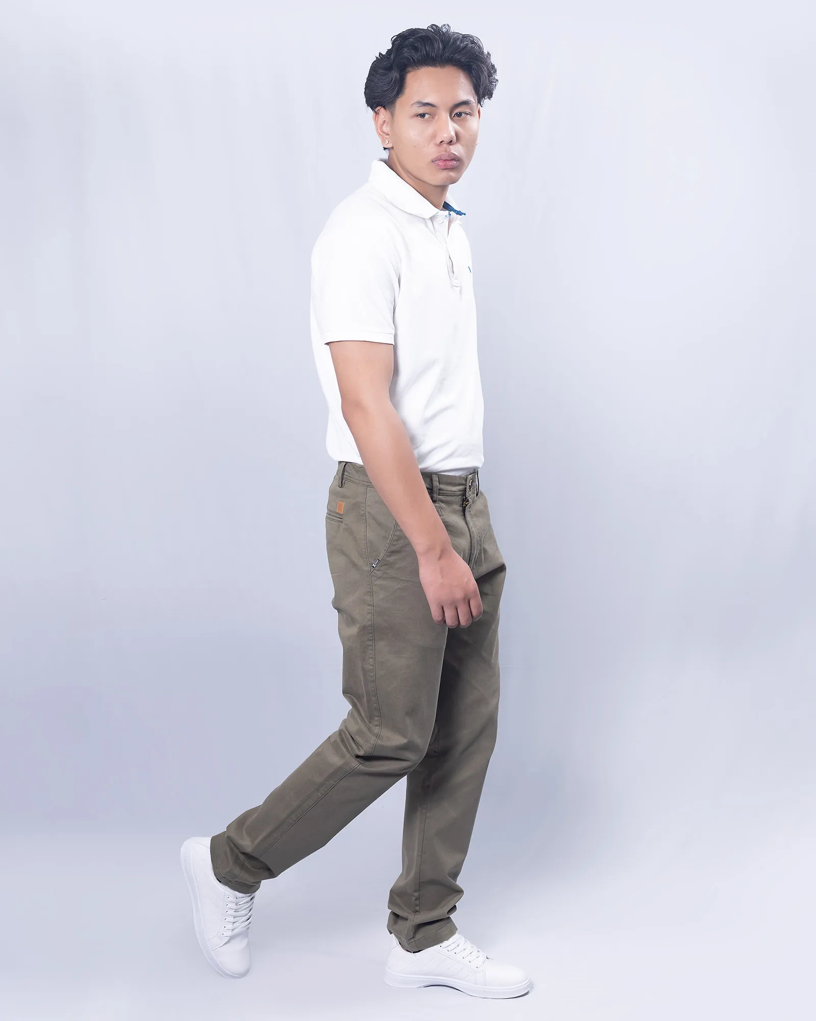 Olive Green Smart Chino