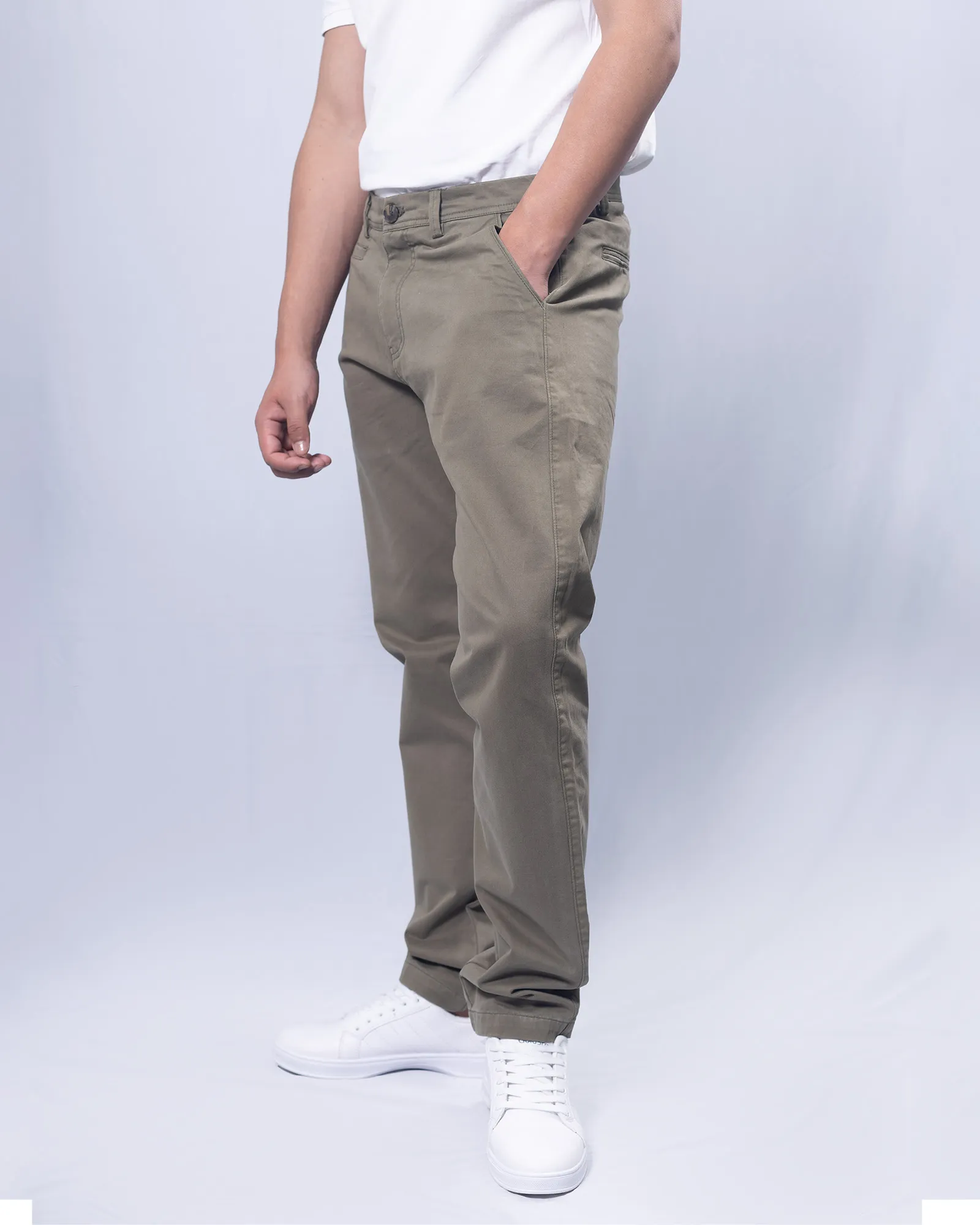Olive Green Smart Chino