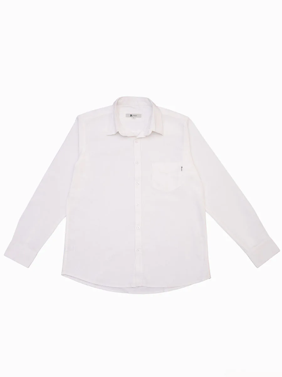 Pearl White Premium Oxford Shirt