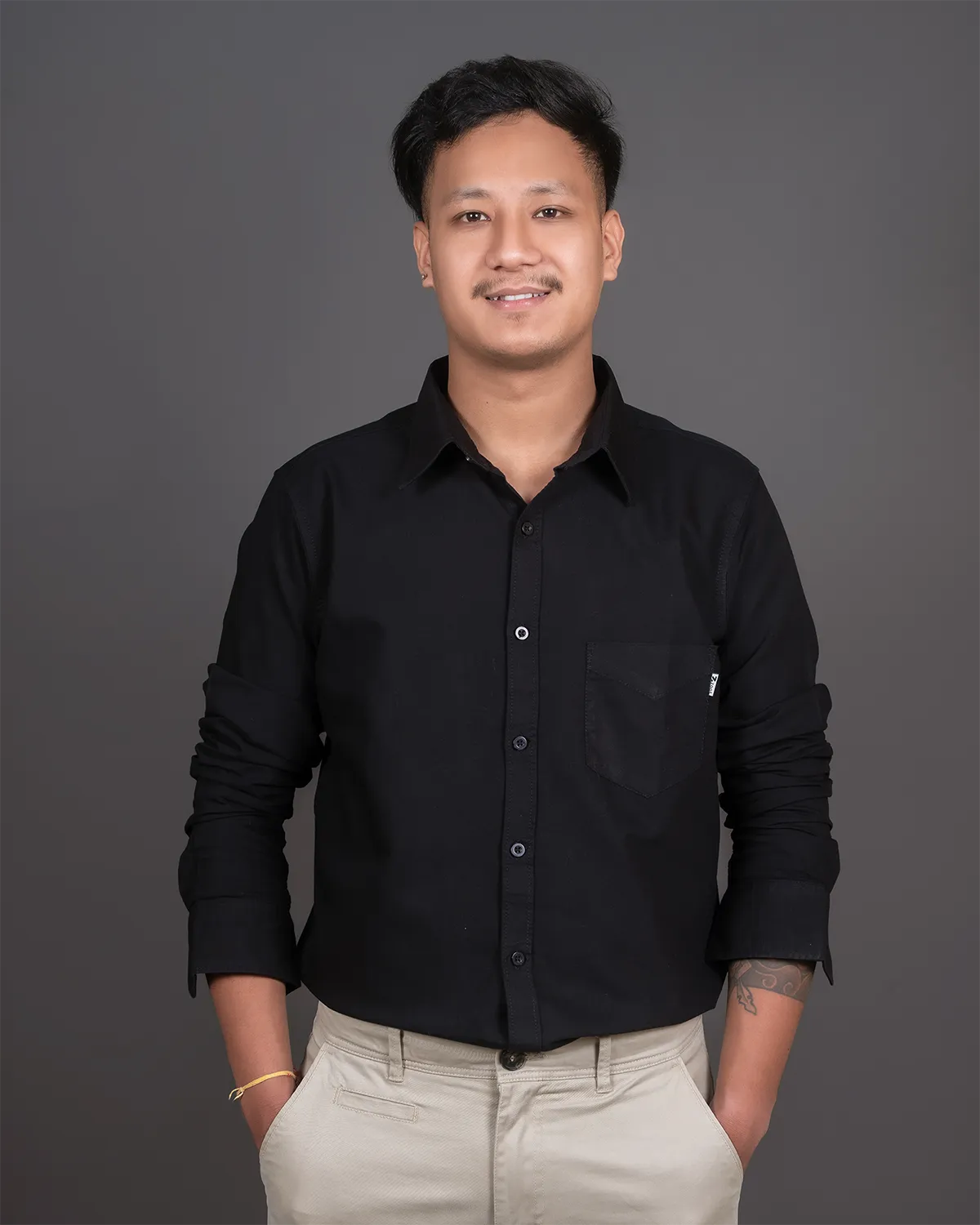 Midnight Black Oxford Shirt