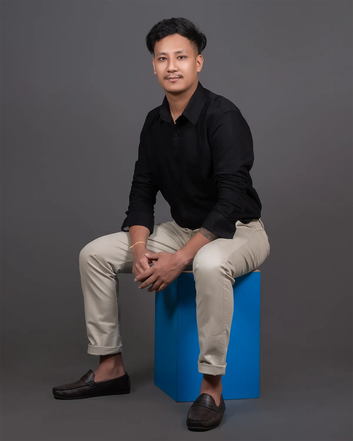 Midnight Black Oxford Shirt