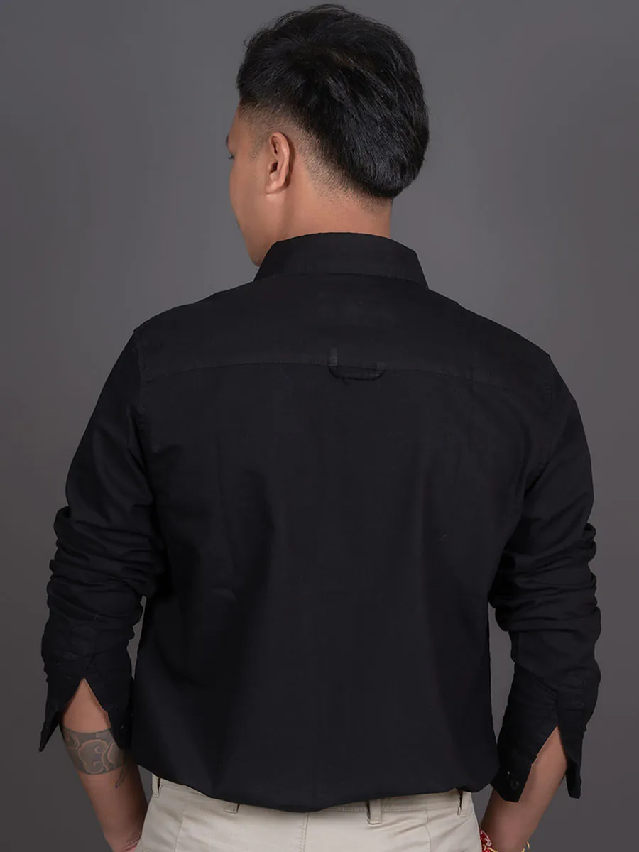 Midnight Black Oxford Shirt