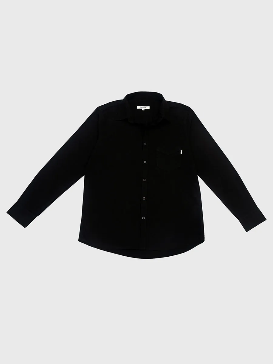 Midnight Black Oxford Shirt