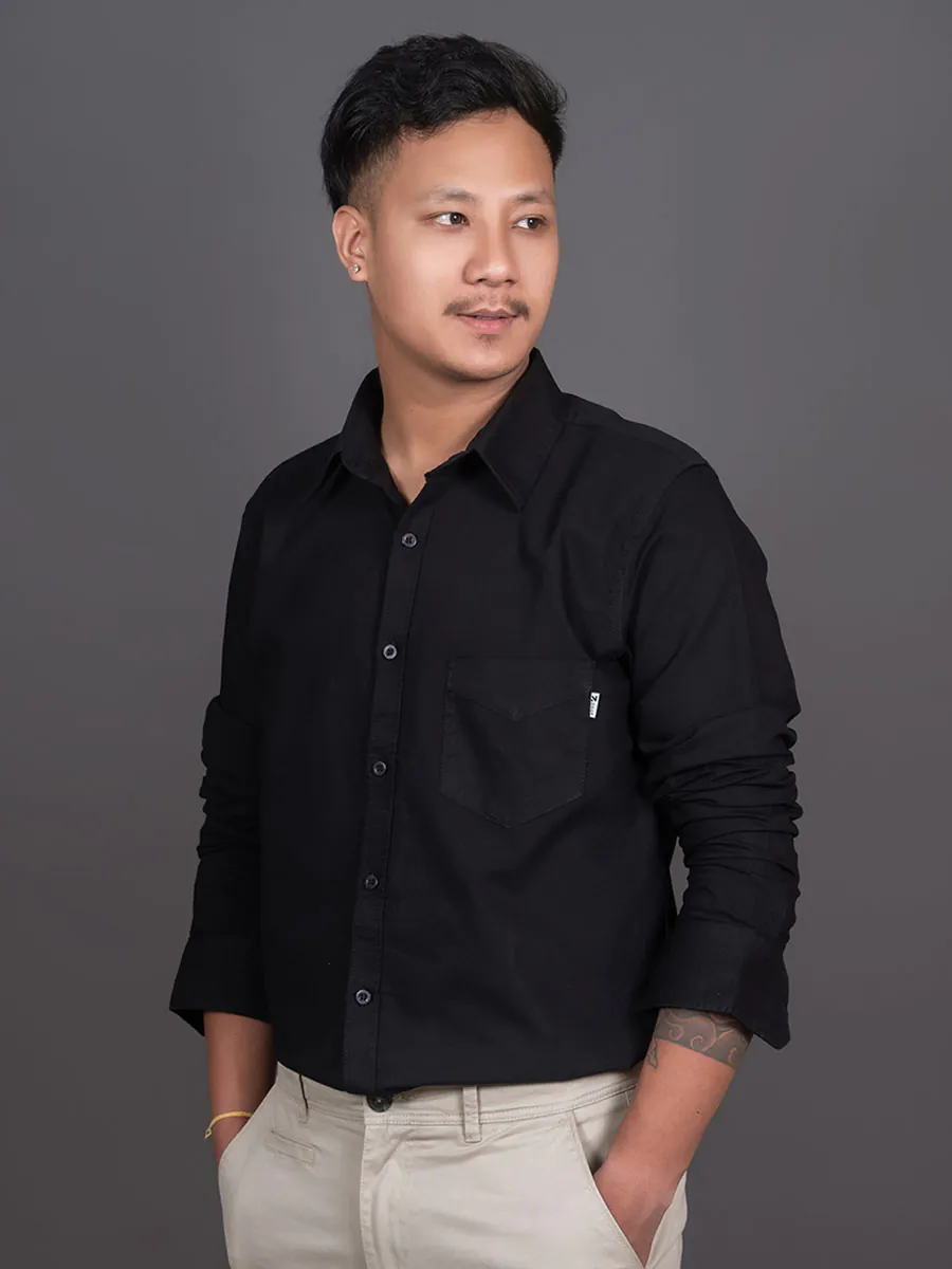 Midnight Black Oxford Shirt