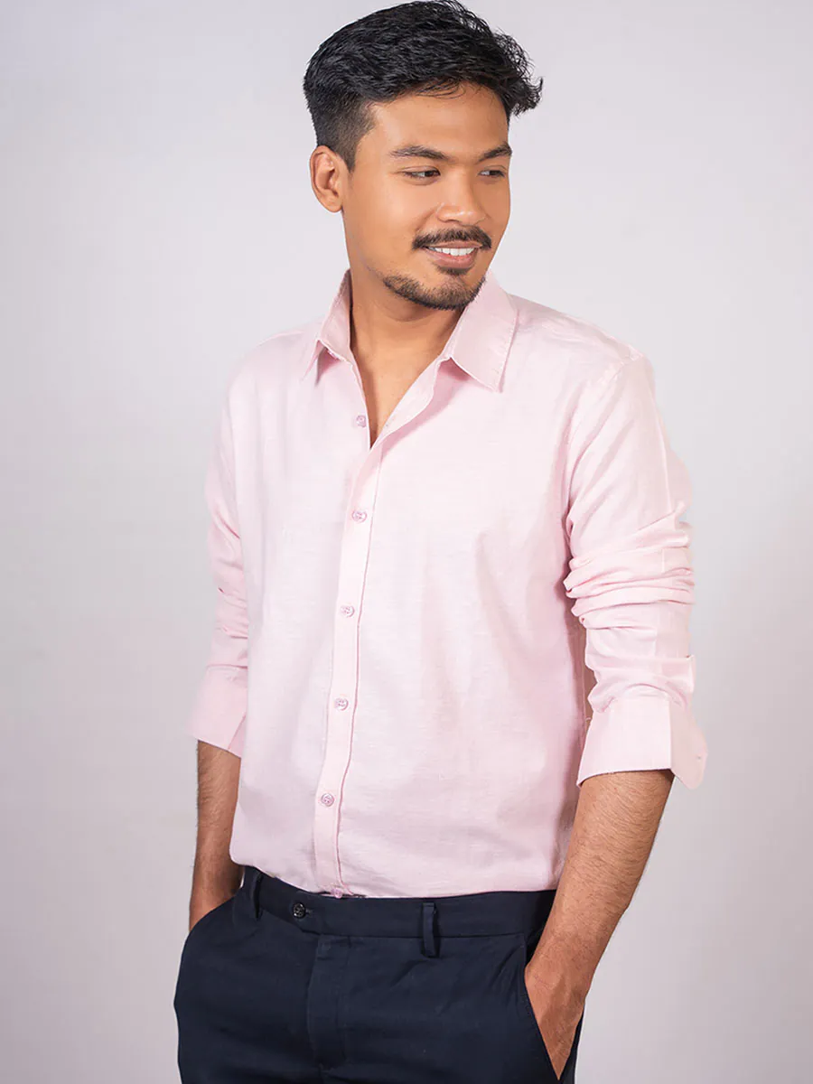 Blush Pink Oxford Shirt