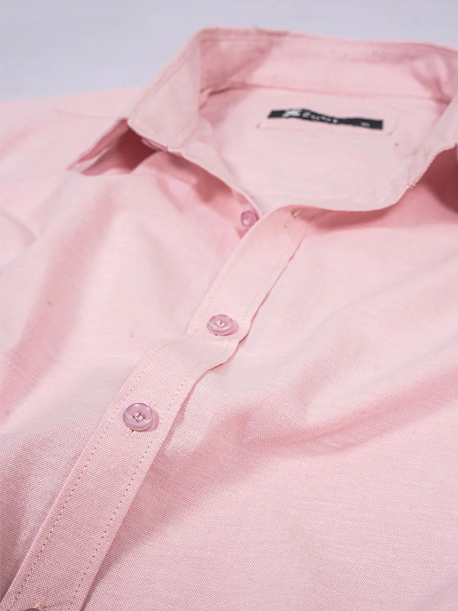 Blush Pink Oxford Shirt