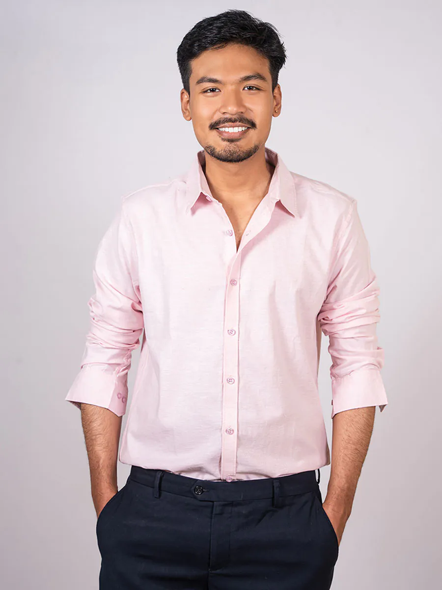Blush Pink Oxford Shirt