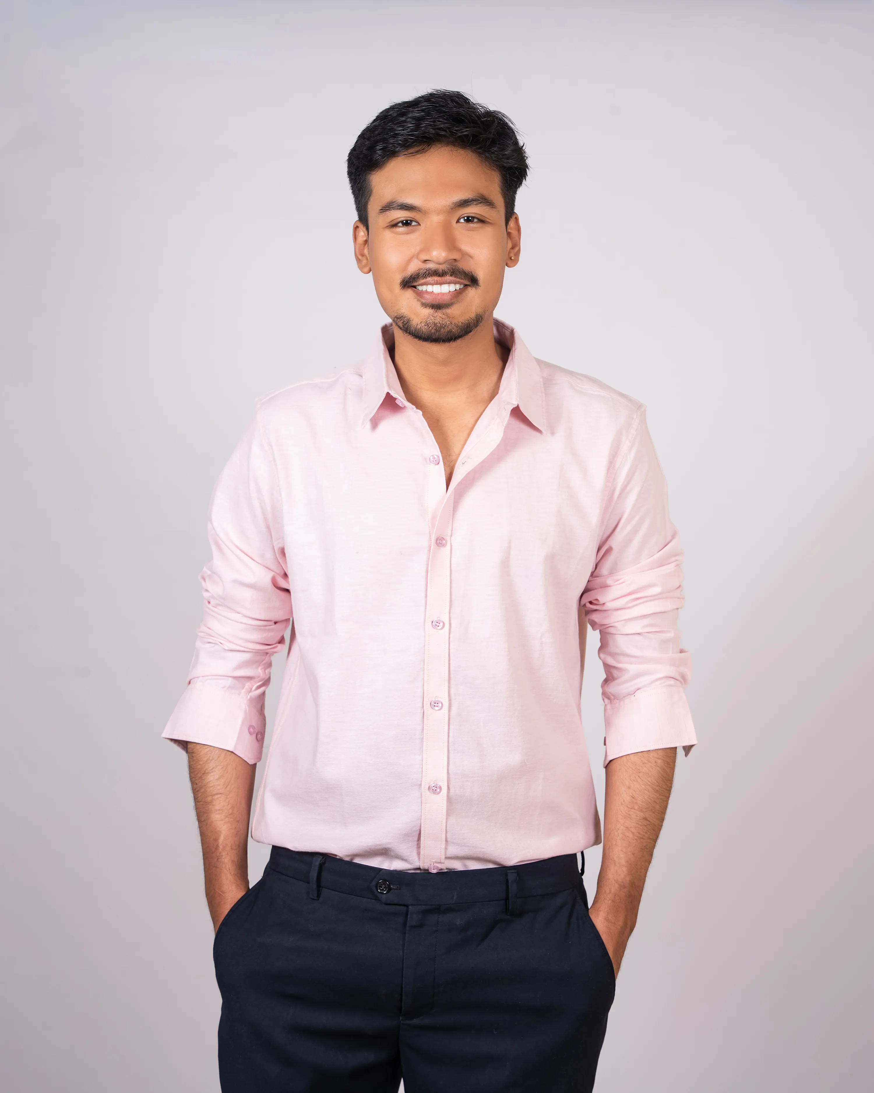 Blush Pink Oxford Shirt