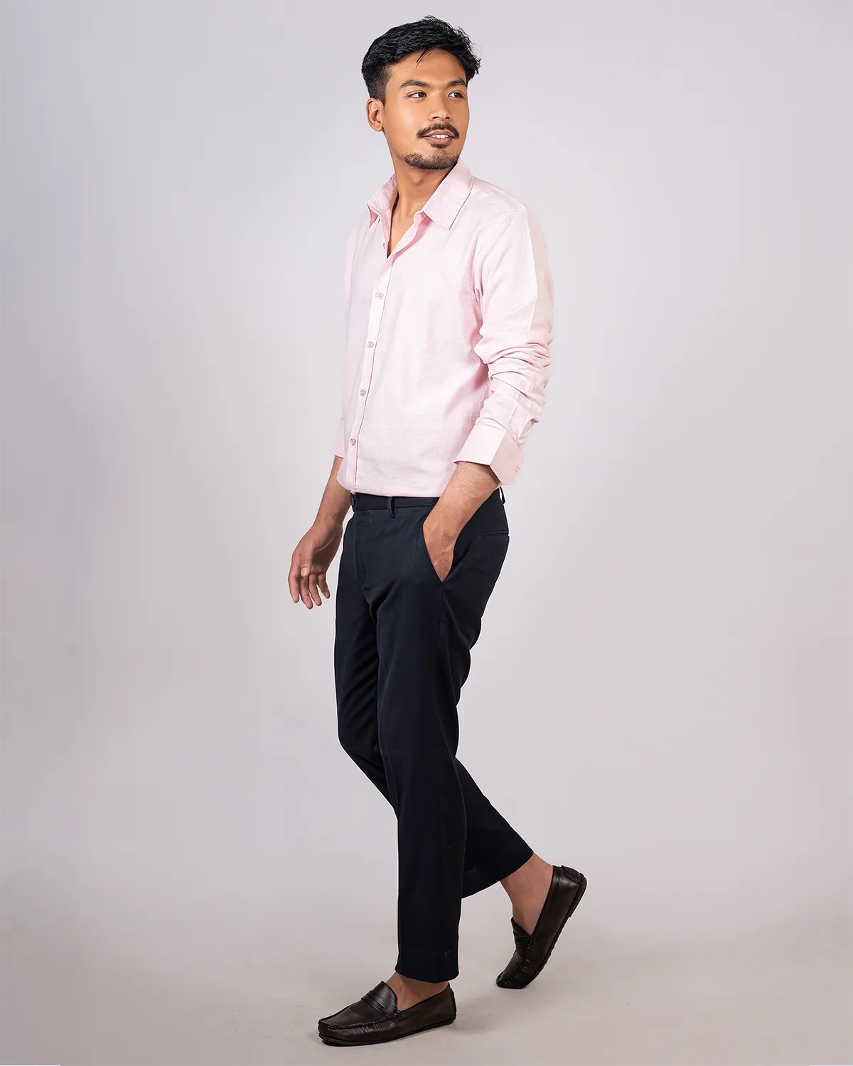 Blush Pink Oxford Shirt