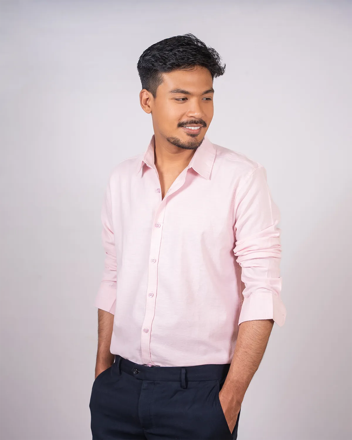 Blush Pink Oxford Shirt