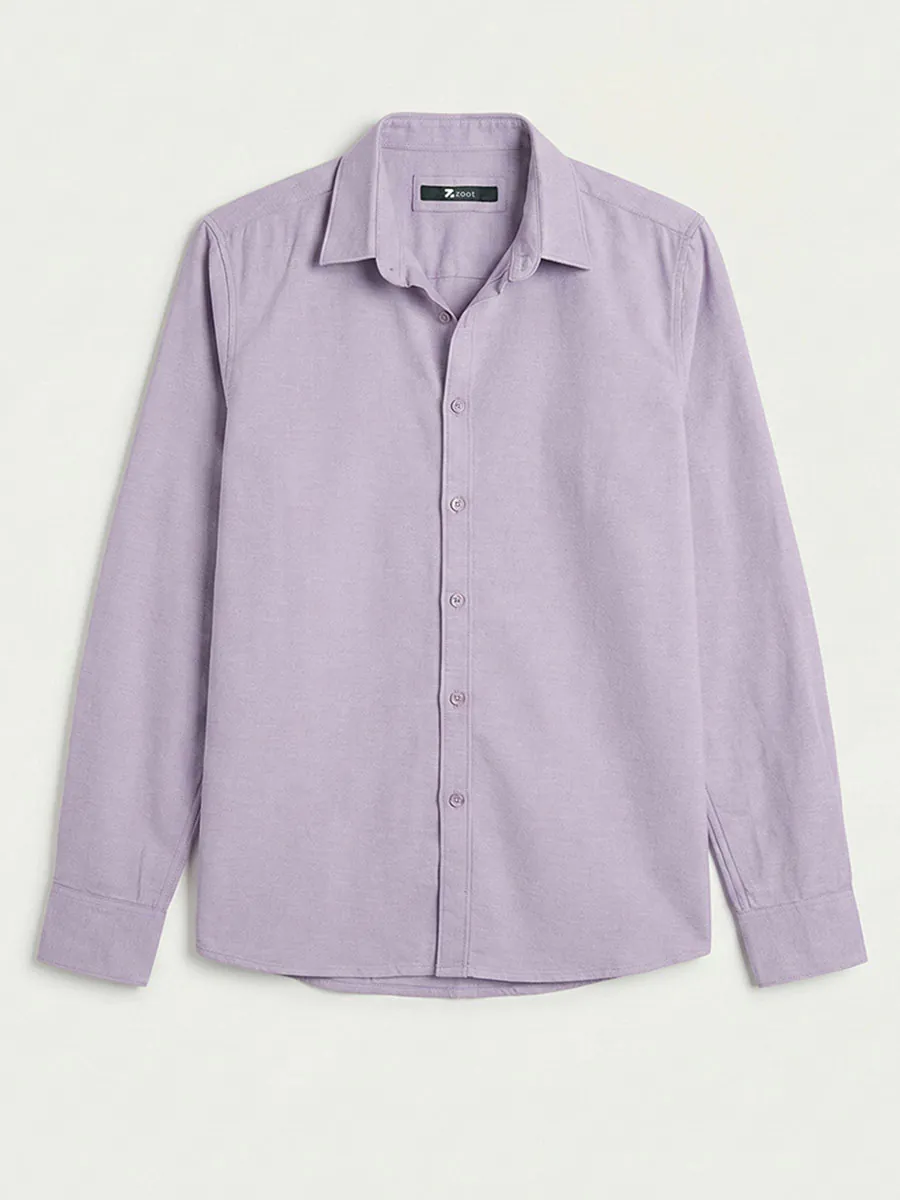 Lavender Purple Oxford Shirt