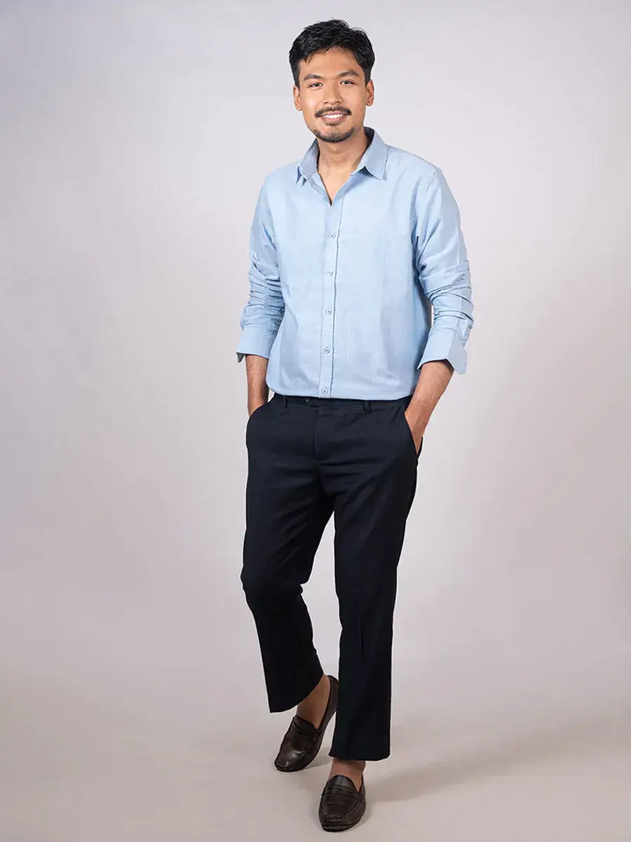 Pale blue Oxford Shirt