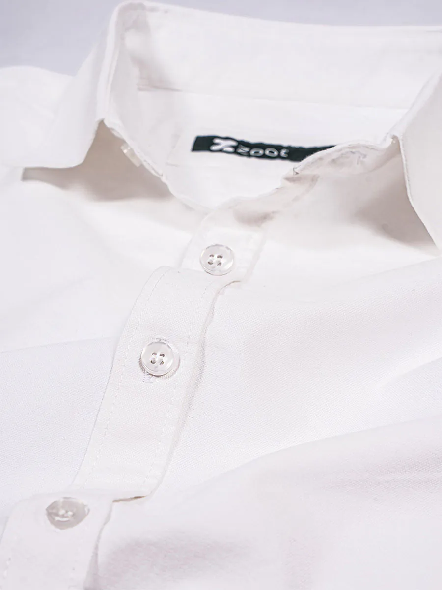 Pearl White Oxford Shirt