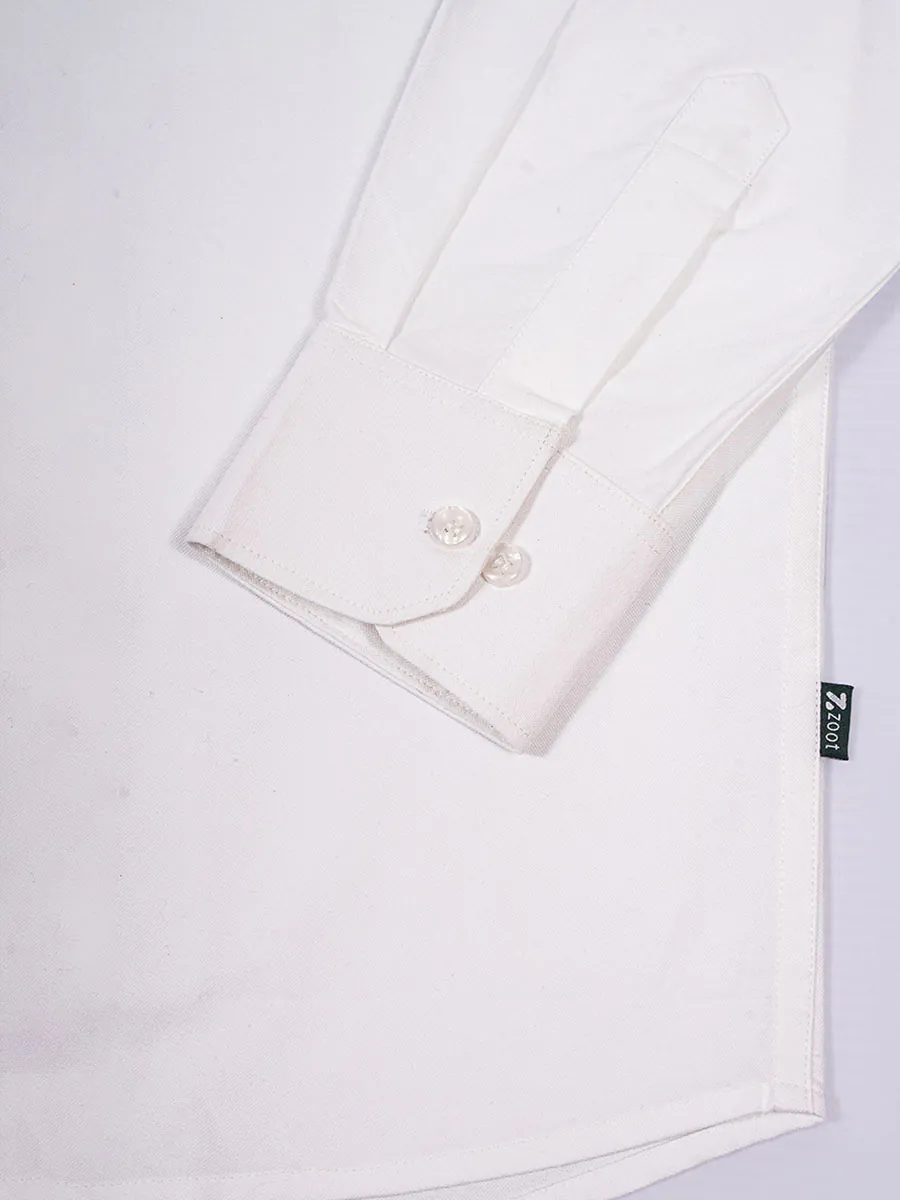 Pearl White Oxford Shirt