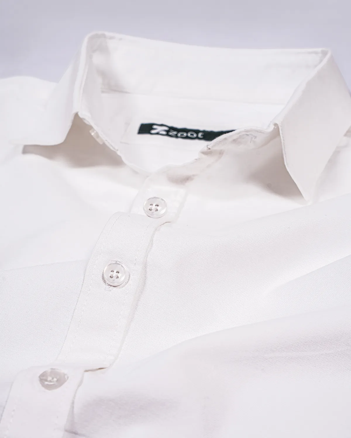 Pearl White Oxford Shirt