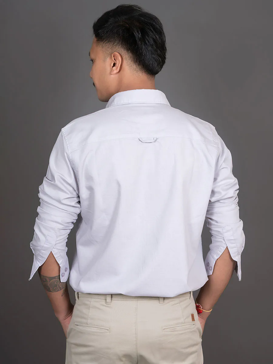 Soft Lavender Oxford Shirt