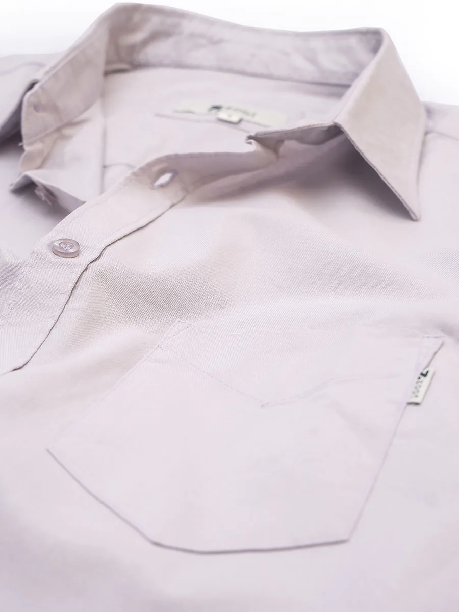 Soft Lavender Oxford Shirt