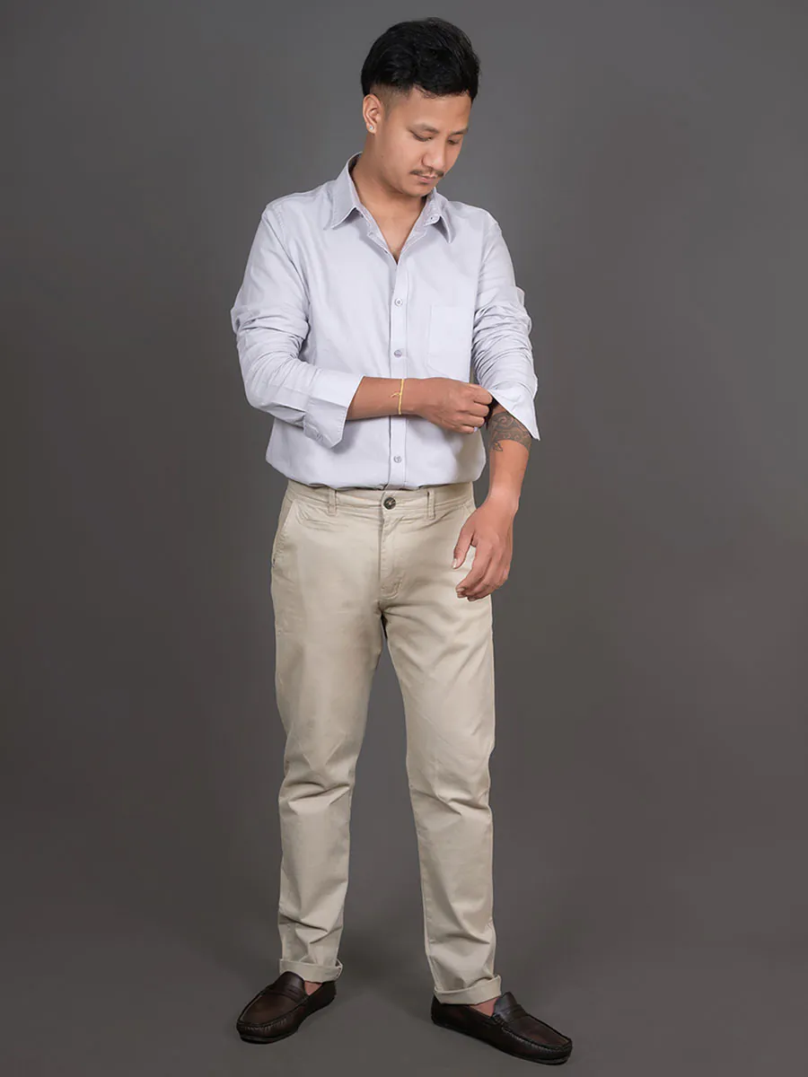 Soft Lavender Oxford Shirt