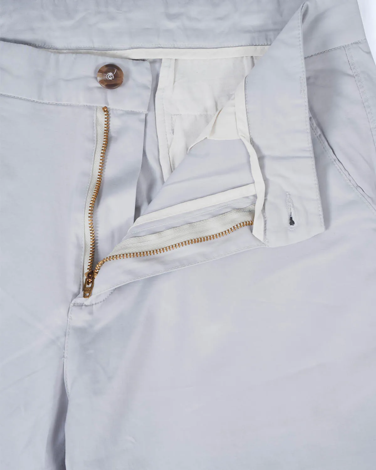 Straight Fit Chino - Pearl Grey