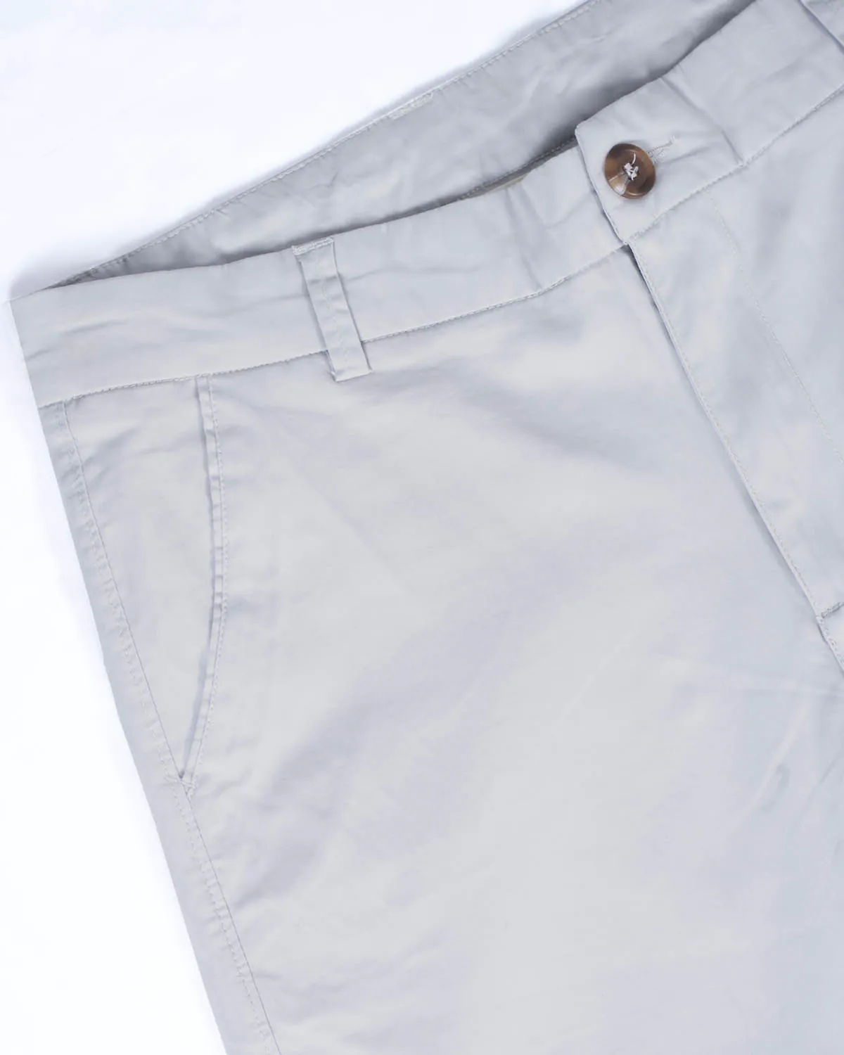 Straight Fit Chino - Pearl Grey