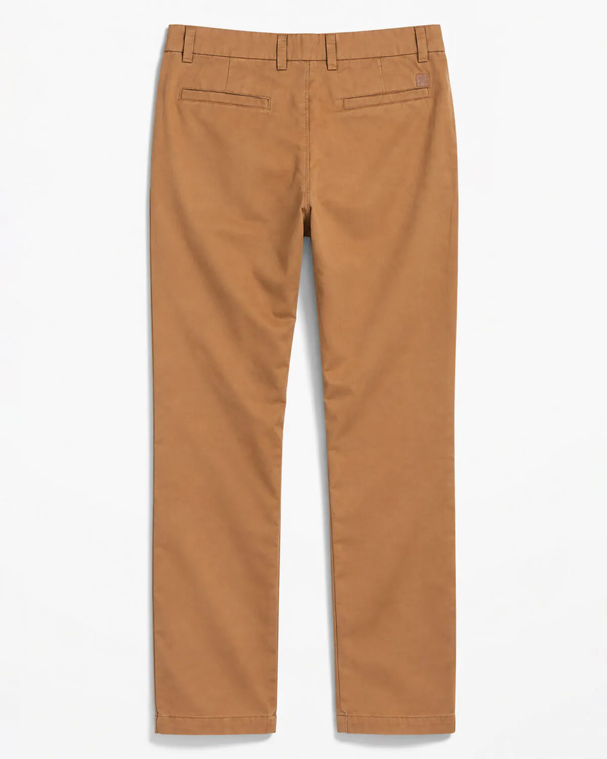 Straight Fit Cotton Chino - Amber Khaki