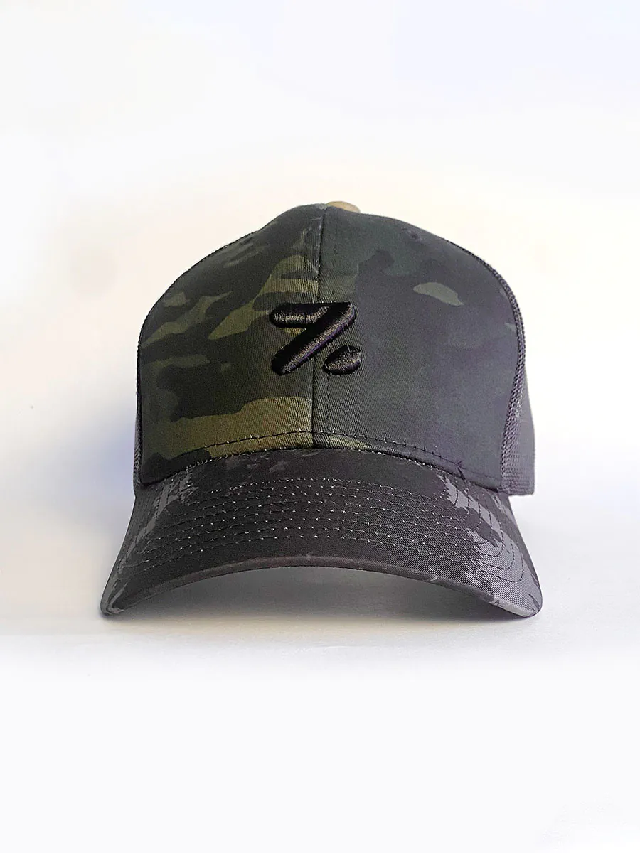 Trucker Cap Black Army