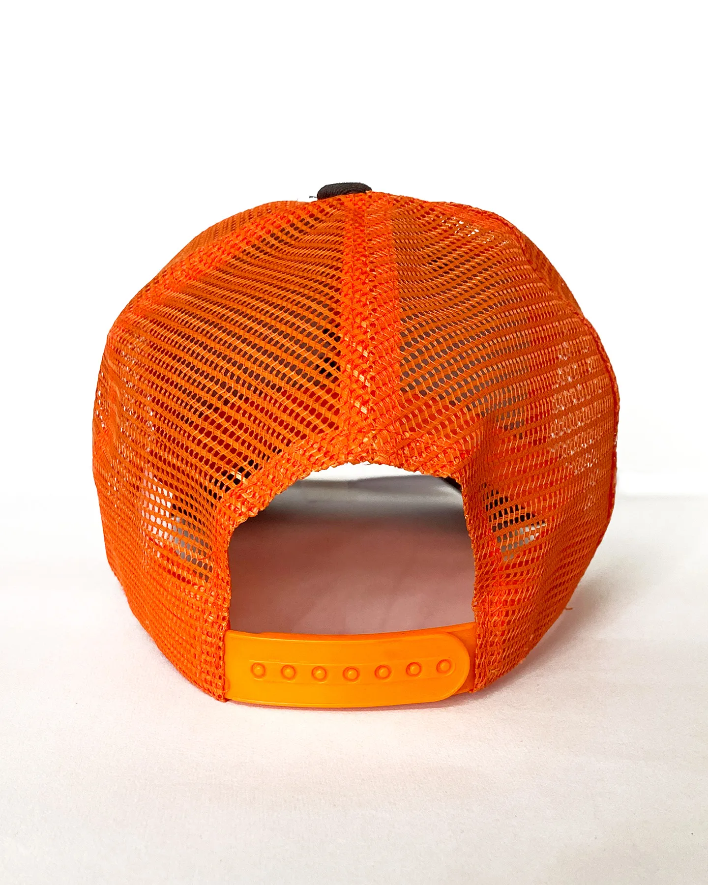 Trucker Cap Dark Brown Orange