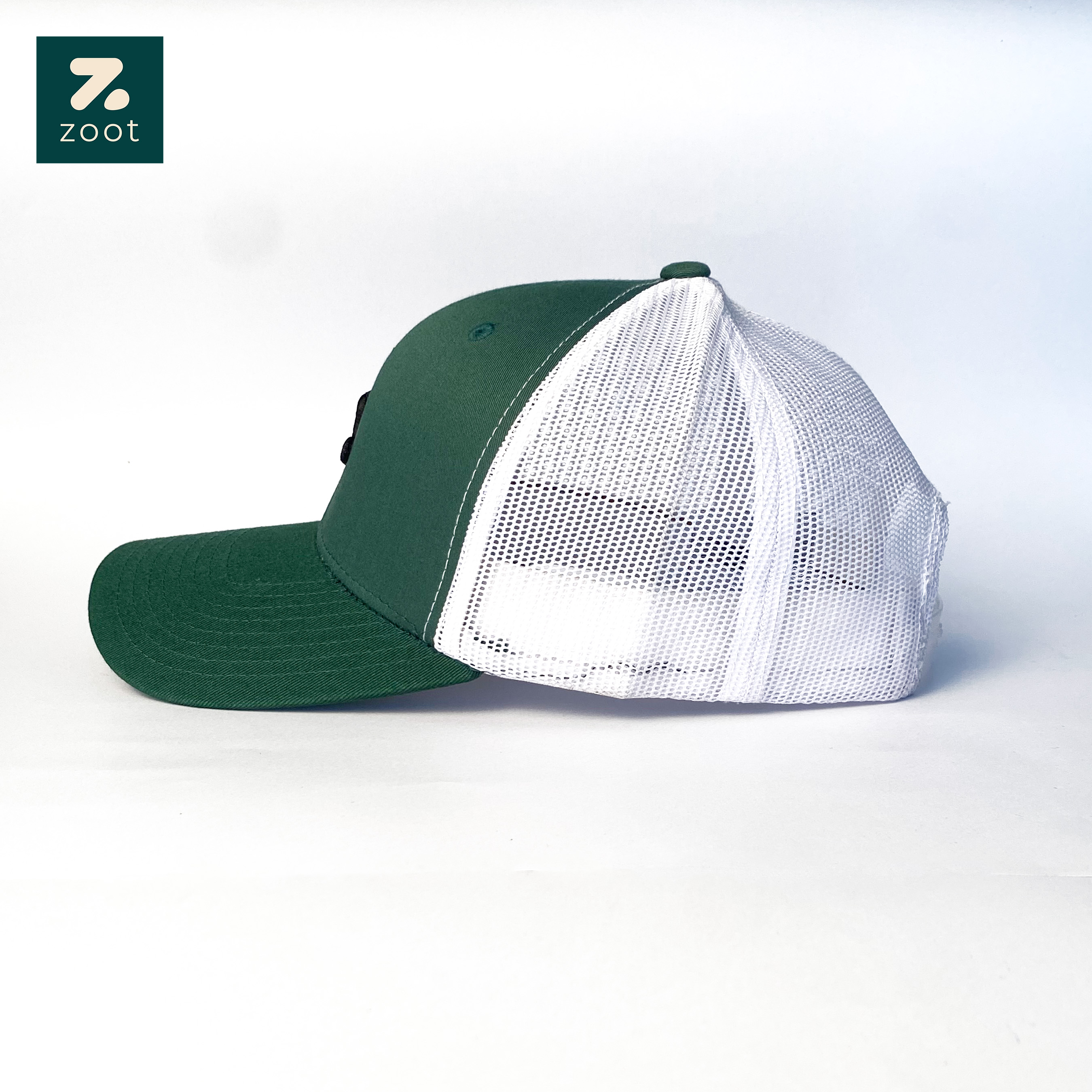 Trucker Cap Green White