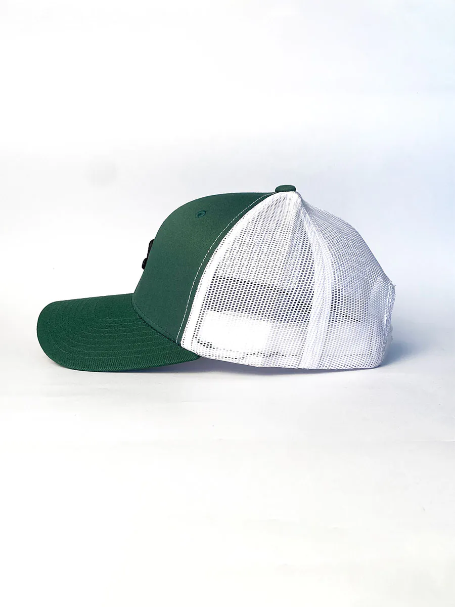 Trucker Cap Green White
