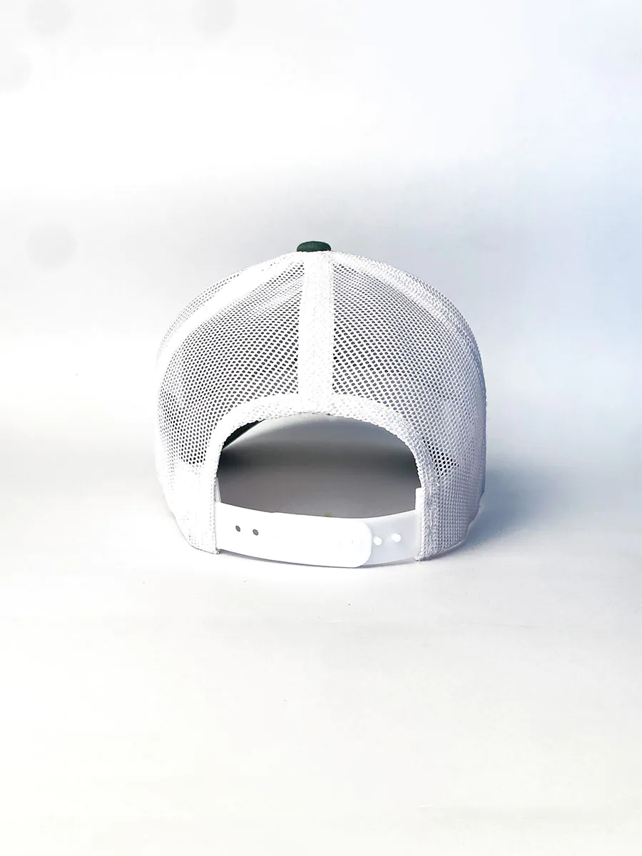 Trucker Cap Green White